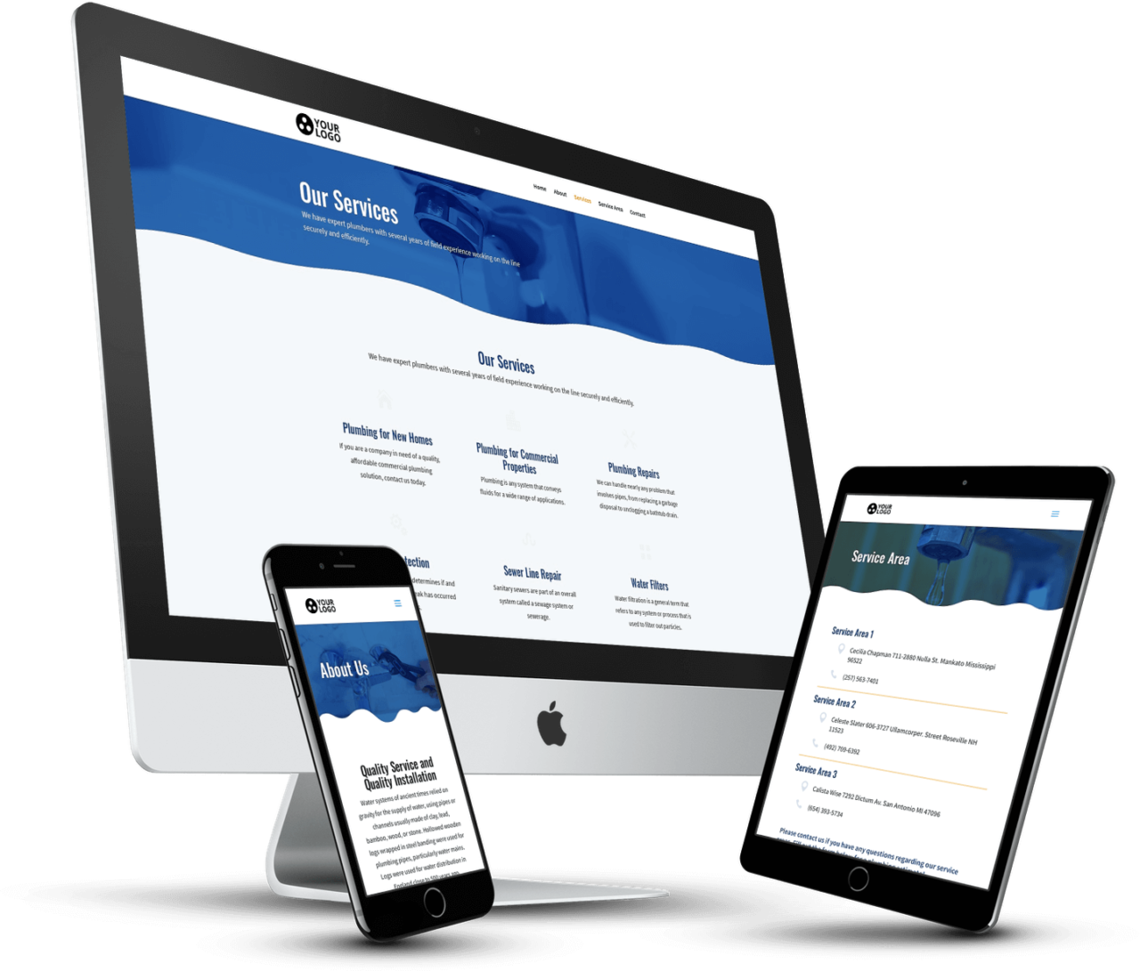 Plumbing Company BizBrandDesign